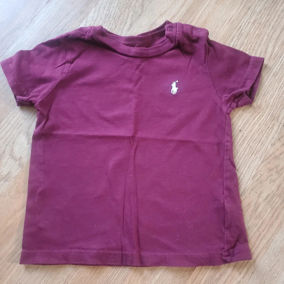 Ralph Lauren Other - Ralph Lauren boys 12 month burgandy t shirt